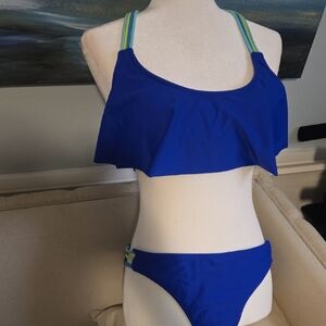 Blue braided bikini L/XL